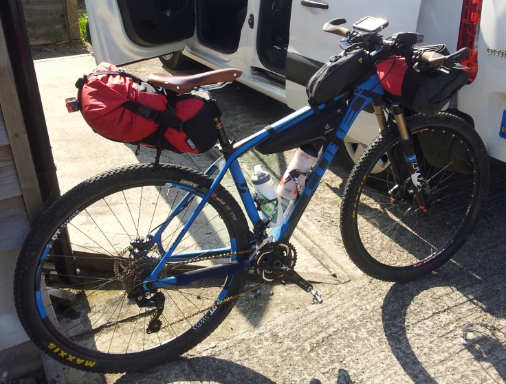 Cube 29er bikepacking rig